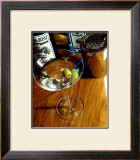 A Perfect Martini Framed Giclee Print by Steve Ash