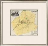 White Plains, New York, c.1868 Framed Giclee Print by Frederick W. Beers