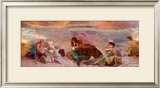 Upon the Shore a Mermaid Fair Prints by Lisa Jane