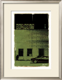 Detroit, Vice City in Green Prints by Pascal Normand