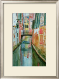 Boat Under the Bridge Posters by Mary Stubberfield