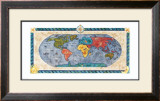 The Continents Poster by Lila Rose Kennedy