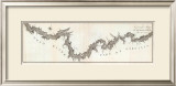 General Map of the River Ohio, Plate 2, c.1796 Framed Giclee Print by George Henri Victor Collot