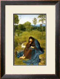 Jean Baptiste au Desert Vers 1580 Poster by Gerard De St. Jean 