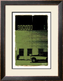 Denver, Vice City in Green Prints by Pascal Normand