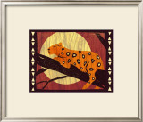 Woodblock Leopard Print by Benjamin Bay