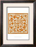 Folk Story in Orange Print by Chariklia Zarris