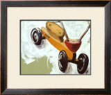 Little Yellow Scooter Art by Julia Gilmore