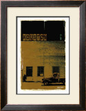 Houston, Vice City in Brown Prints by Pascal Normand