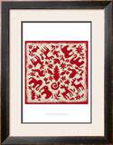 Folk Story in Red Prints by Chariklia Zarris