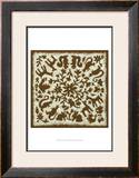 Folk Story in Brown Prints by Chariklia Zarris