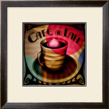 Cafe au Lait Framed Giclee Print