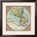 Terra Major I Prints by Gerardus Mercator