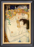 Mother and Child (detail from The Three Ages of Woman), c.1905 Prints by Gustav Klimt