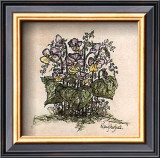 Mixe Pansies Prints by Mary Hughes