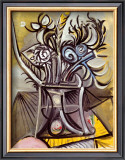 Vase of Flowers on a Table, 1969 Posters by Pablo Picasso