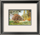 The Park at Monceau Prints by Claude Monet