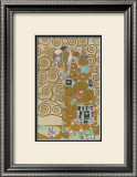 Fulfillment, Stoclet Frieze, c.1909 Prints by Gustav Klimt