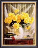 Yellow Roses Art by Robin Anderson