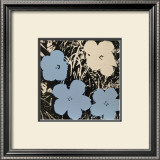 Flowers, c.1965 (Blue, Ivory) Art by Andy Warhol