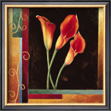 Orange Callas Prints by Jill Deveraux