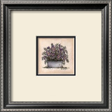Violets Print by Mary Hughes