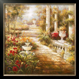 Shaded Courtyard II Prints by Mirabella 