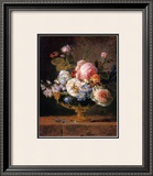 Fleurs dans un Vase de Porceleine Bleue, c.1780 Prints by Anne Vallayer-coster
