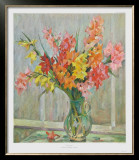 Gladioles Print by Richard Weiss