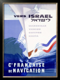 Ocean Liner, Israel Framed Giclee Print by Noel Revest