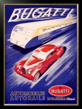 Bugatti Framed Giclee Print by R. Géri