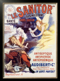 Le Sanitor Framed Giclee Print by René Péan