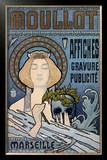 Moullot Framed Giclee Print by E. Roux