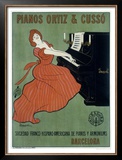 Pianos Ortiz & Cusso Framed Giclee Print by Leonetto Cappiello