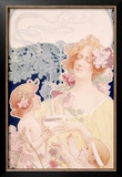 Tropon Cocoa Framed Giclee Print
