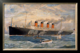 French Line Framed Giclee Print by Richard Rummell