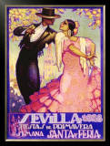 Sevilla Framed Giclee Print by Juan Dapena Parilla