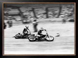 Indoor Short Track Roberts Eklund Framed Giclee Print by Jerry Smith