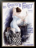 Corsets le Furet Framed Giclee Print by Manuel Robbe