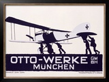 Otto-Werke, Munich Framed Giclee Print by Ludwig Hohlwein