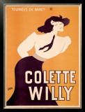 Colette Willy Framed Giclee Print by Semenov 