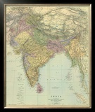 Composite: India, c.1901 Framed Giclee Print by Edward Stanford