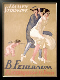 Damen Strumpfe B. Fehlbaum Framed Giclee Print by Emil Cardinaux