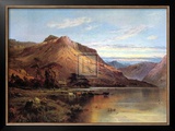 Lakeside Rendezvous the Kirk at Arrochar Print by Alfred Fontville de Breanski
