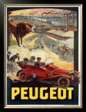 Peugeot Framed Giclee Print by Leonetto Cappiello