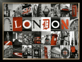 Mosaïque London Poster by Jean-jacques Bernier