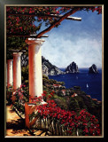 Pergola in Capri Posters by Elizabeth Wright