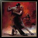 Tango Argentino II Print by Willem Haenraets