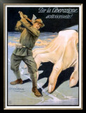 La Liberazione Framed Giclee Print by Achille Luciano Mauzan