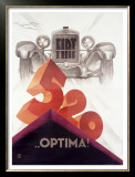 Fiat 520 Framed Giclee Print by Plinio Codognato